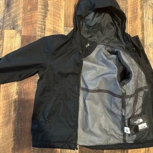 The North Face Black Hooded Jacket size 6 XS